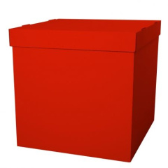 Коробка-Сюрприз(700*700*700мм) Красная