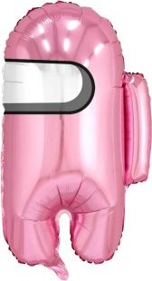 Космонавтик Фигура Игра среди нас Розовый 1 шт.(26"/53*66 см) Agura
