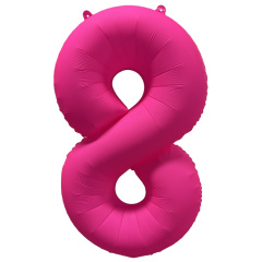 ЦИФРА 8 40" Неон Pink 40"/ 102 СМ ВЗ уп