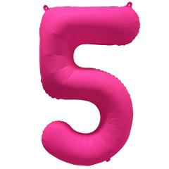 ЦИФРА 5 40" Неон Pink 40"/ 102 СМ ВЗ уп