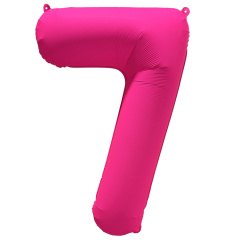 ЦИФРА 7 40" Неон Pink 40"/ 102 СМ ВЗ уп