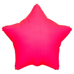 Звезда б/р 18" Неон Pink ВЗ