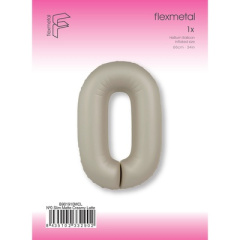 Цифра 0 Slim Creamy Late 1 шт в уп (40''/102 см) FM