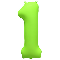 ЦИФРА 1 40" Неон Green 40"/ 102 СМ ВЗ уп