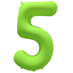 ЦИФРА 5 40" Неон Green 40"/ 102 СМ ВЗ уп