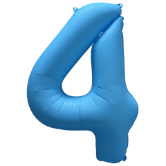 ЦИФРА 4 40" Неон Blue 40"/ 102 СМ ВЗ уп