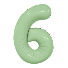 Цифра "6" Slim Олива в уп Агура