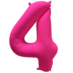 ЦИФРА 4 40" Неон Pink 40"/ 102 СМ ВЗ уп