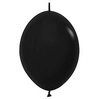 Черный Линколун Пастель 6" Black Sempertex 1шт(уп 100 шт)