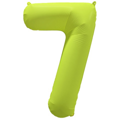 ЦИФРА 7 40" Неон Yellow 40"/ 102 СМ ВЗ уп