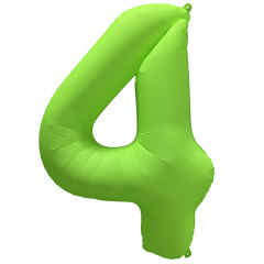 ЦИФРА 4 40" Неон Green 40"/ 102 СМ ВЗ уп