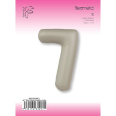 Цифра 7 Slim Creamy Late 1 шт в уп (40''/102 см) FM
