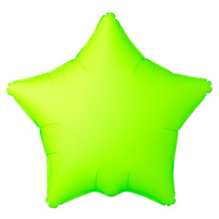 Звезда б/р 18" Неон Green ВЗ