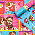Бумага уп. глянц. "Pop art love",двусторонняя, 70 х 100 см 10шт
