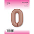 Цифра 0 Slim Vintage Rose 1 шт в уп (40''/102 см) FM