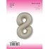 Цифра 8 Slim Creamy Late 1 шт в уп (40''/102 см) FM