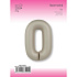 Цифра 0 Slim Creamy Late 1 шт в уп (40''/102 см) FM