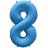 ЦИФРА 8 40" Неон Blue 40"/ 102 СМ ВЗ уп