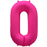 ЦИФРА 0 40" Неон Pink 40"/ 102 СМ ВЗ уп