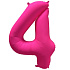 ЦИФРА 4 40" Неон Pink 40"/ 102 СМ ВЗ уп