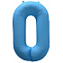 ЦИФРА 0 40" Неон Blue 40"/ 102 СМ ВЗ уп